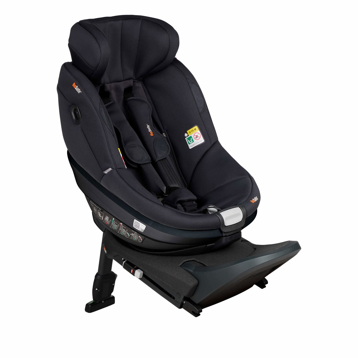 BeSafe® Beyond² 360 Стол за кола Black SoftBreeze