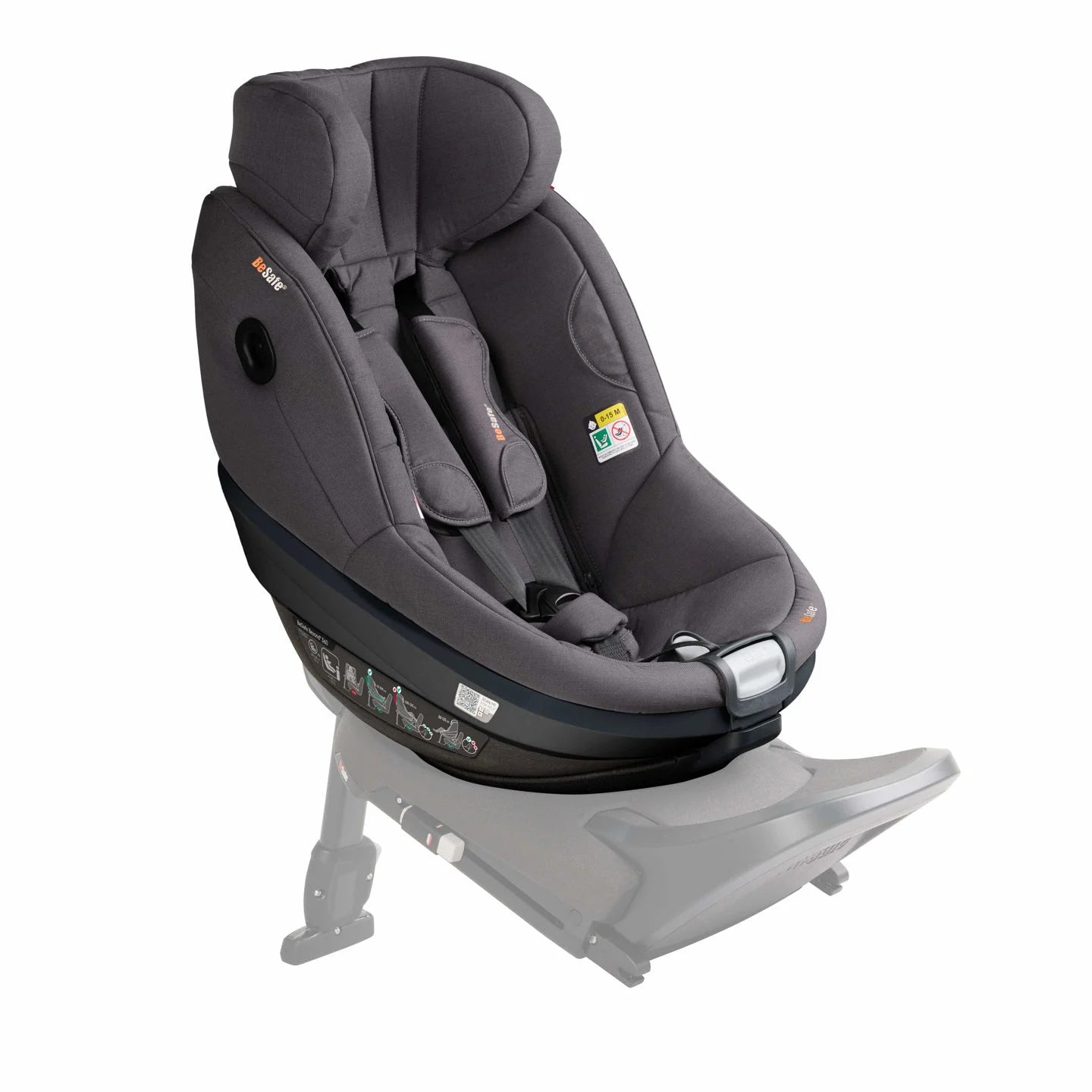 BeSafe® Beyond² 360 Стол за кола Dark Grey Mélange