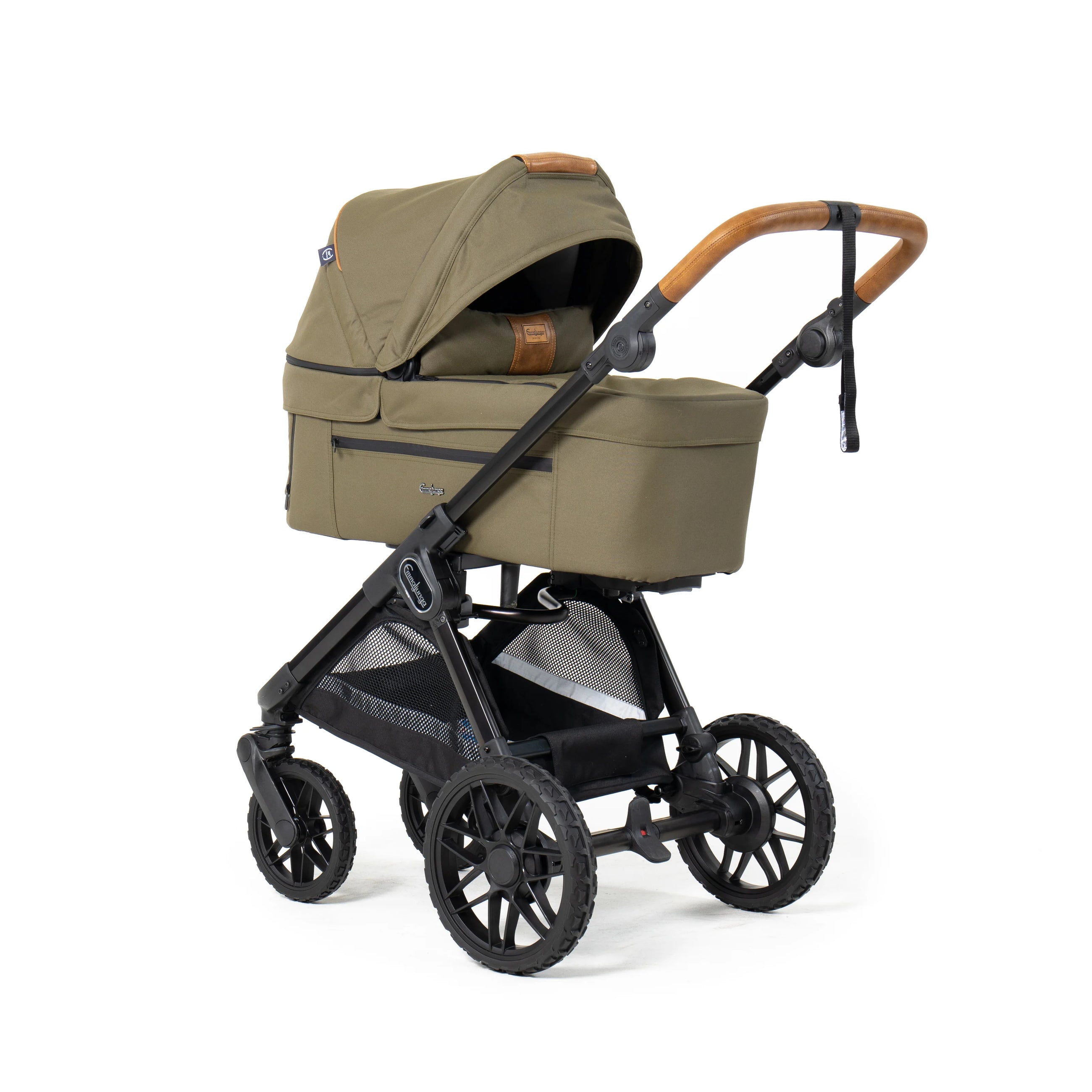 Emmaljunga® Sento Ergo+ PRO Бебешка количка 0+ месеца Outdoor Olive