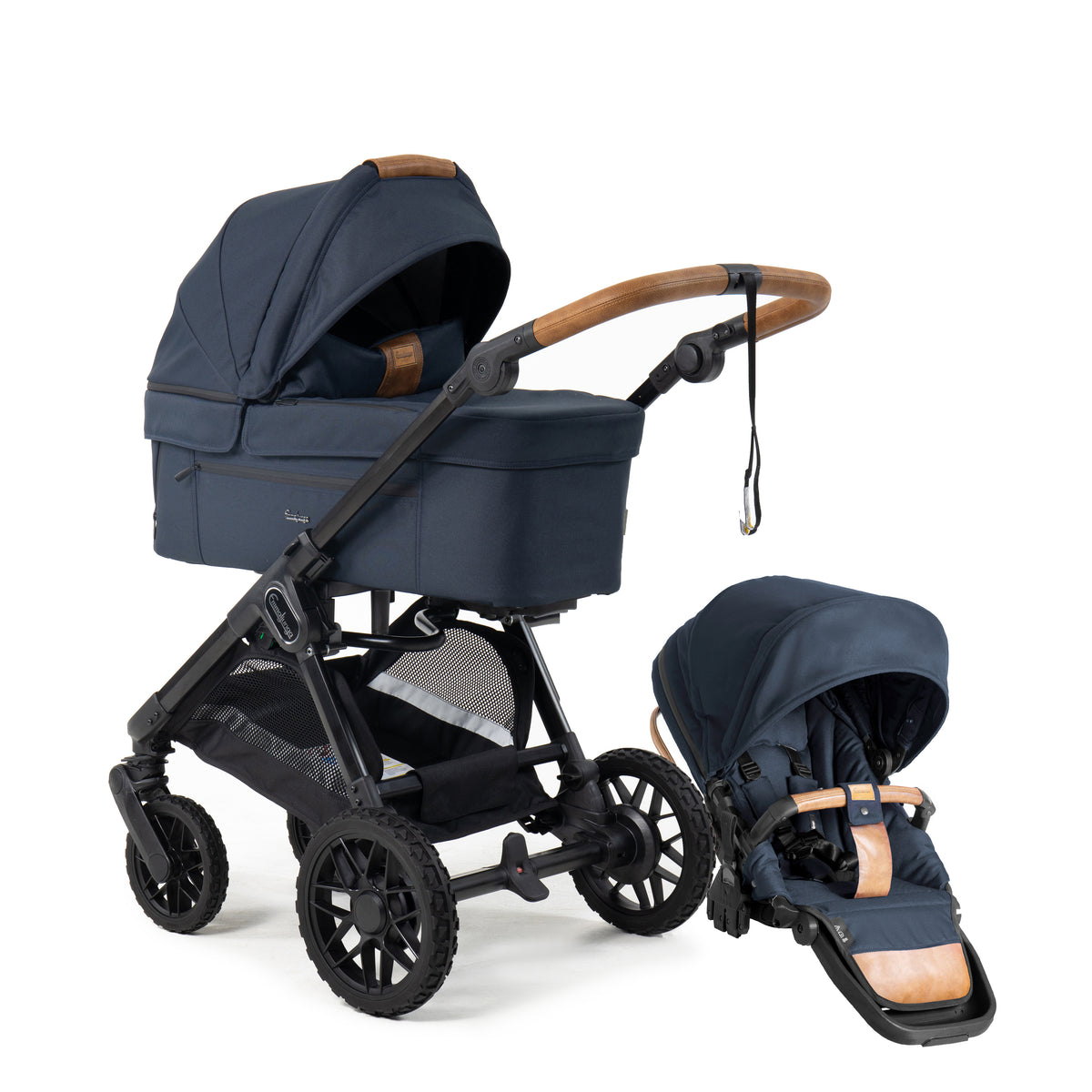 Emmaljunga® Sento Ergo+ Baby Stroller 0+ months LUX White Leatherette