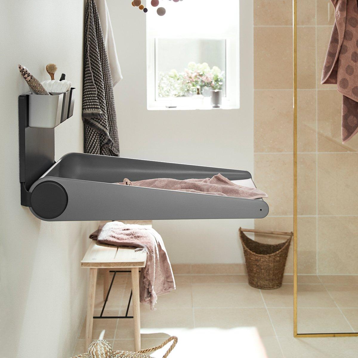 Leander® Wally™ Стенна маса за преобличане - цвят Dusty Grey