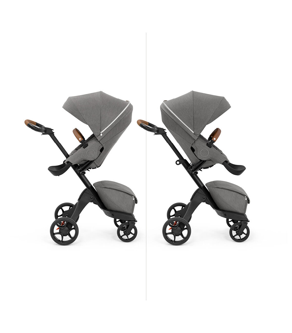 Stokke® Xplory® X + бебешки кош - цвят Modern Grey