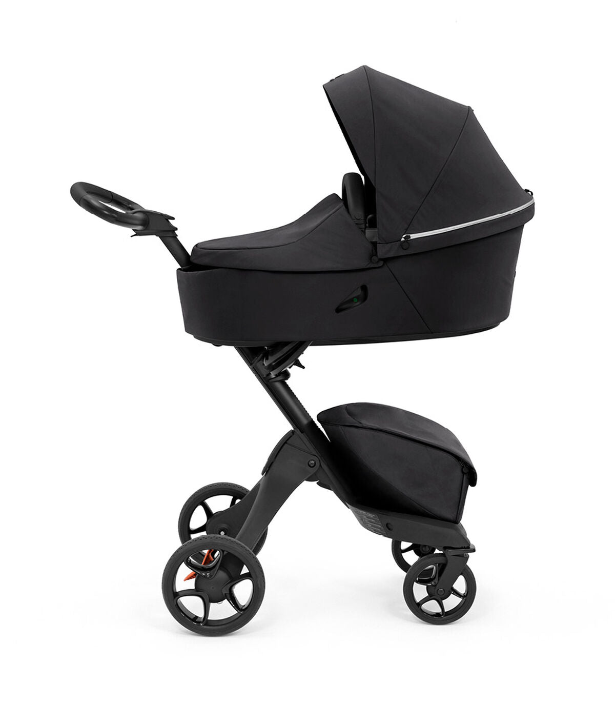 Stokke® Xplory® X + бебешки кош - цвят Rich Black