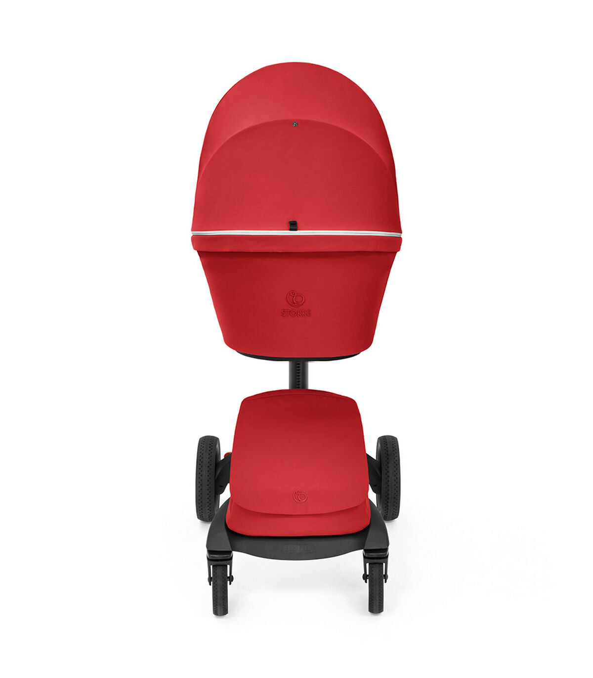 Stokke® Xplory® X + бебешки кош - цвят Ruby Red