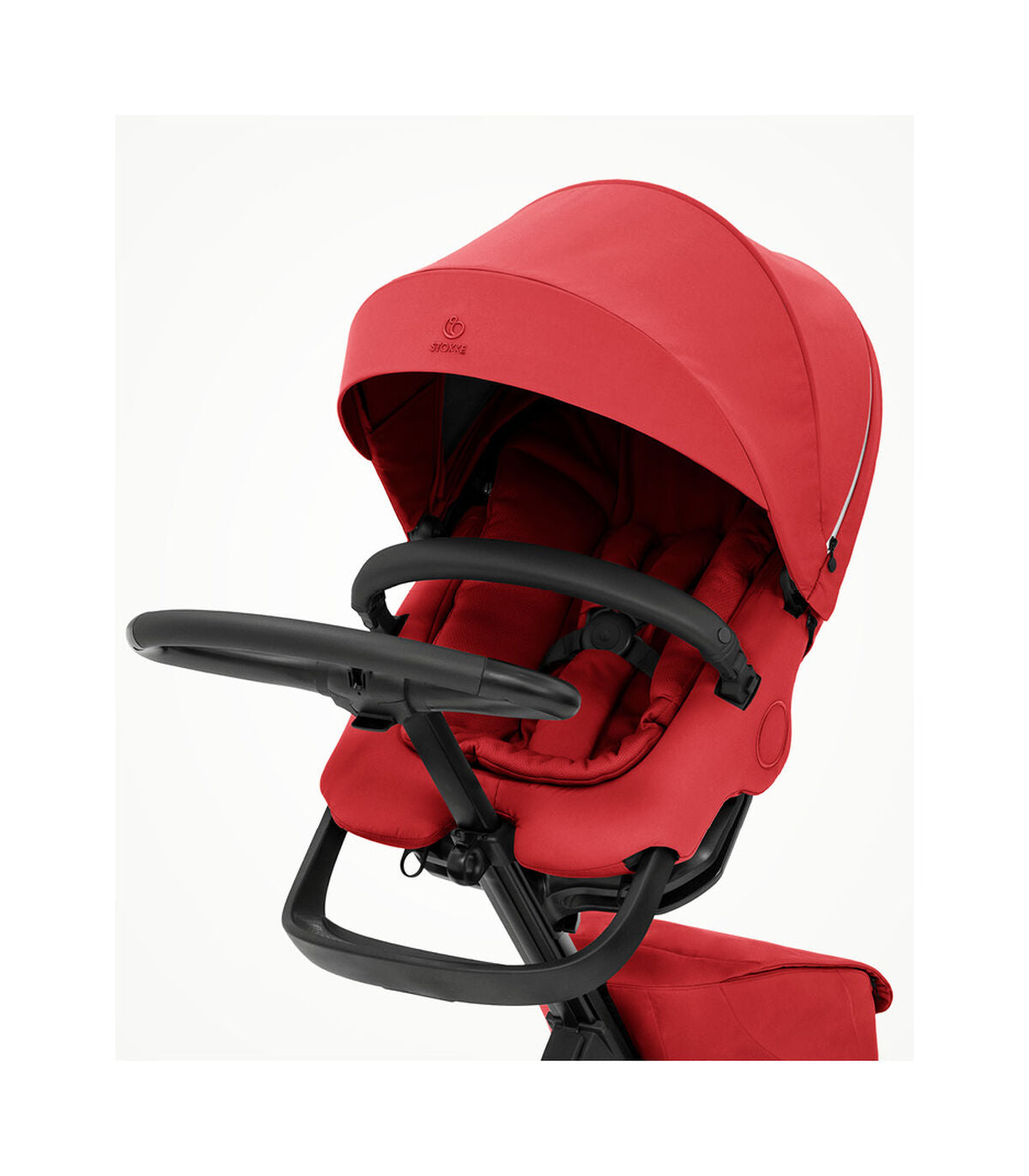 Stokke® Xplory® X + бебешки кош - цвят Ruby Red