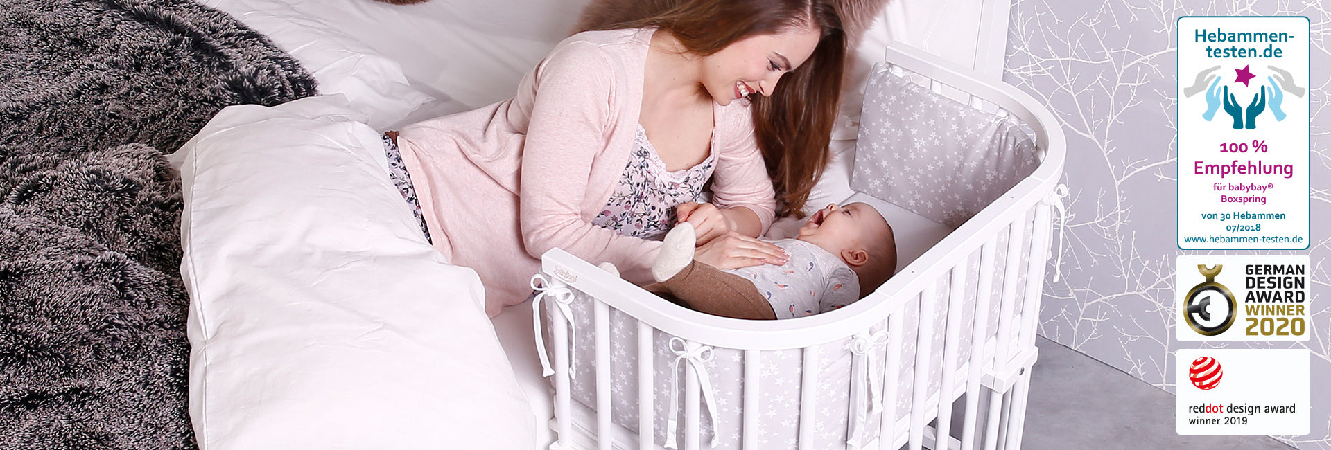 BabyBay® Странично легло