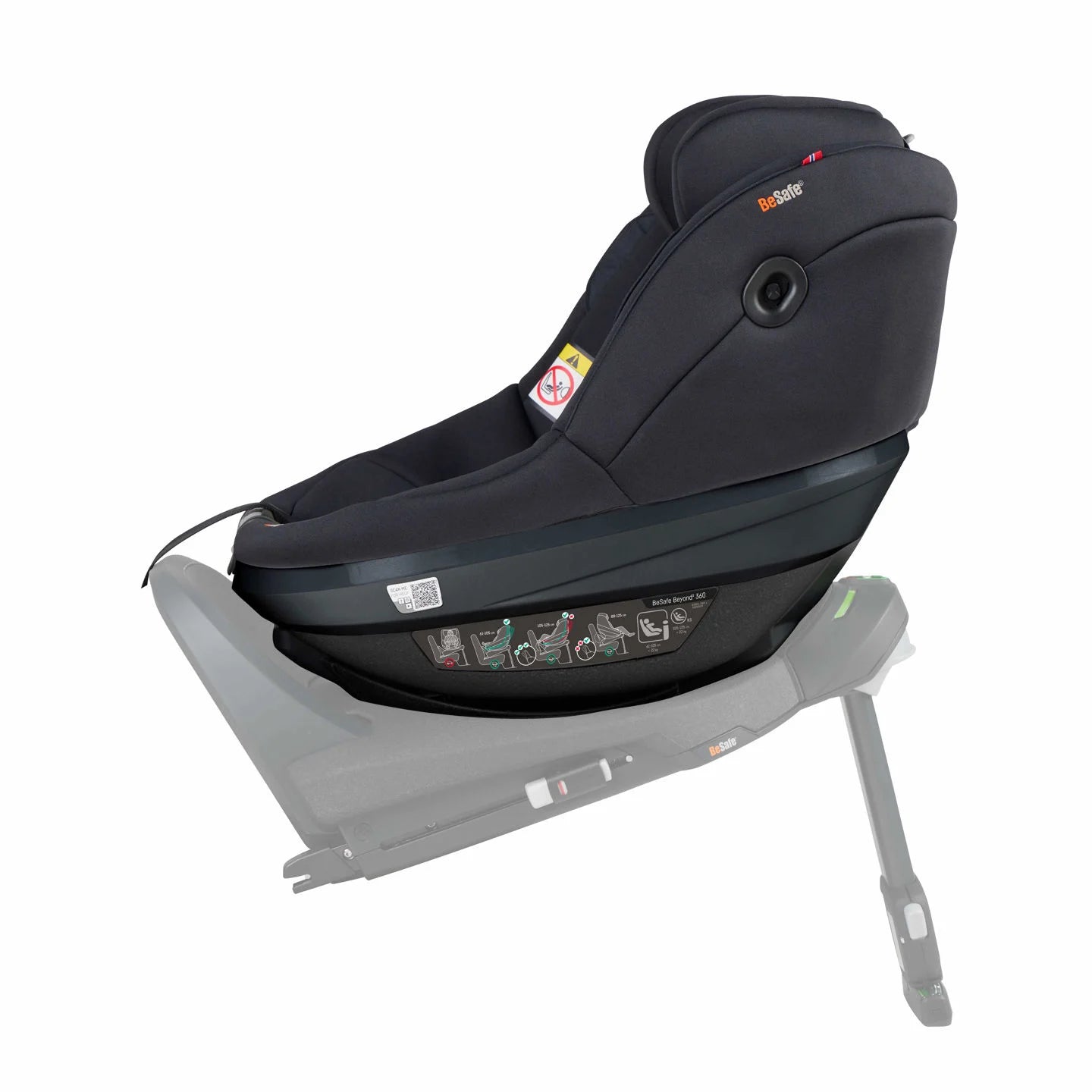 BeSafe® Beyond² 360 Стол за кола Black SoftBreeze