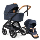 Emmaljunga® Sento Ergo+ Бебешка количка 0+ месеца Outdoor Dark Navy