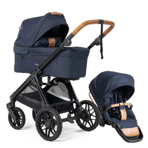 Emmaljunga® Sento Ergo+ Бебешка количка 0+ месеца Outdoor Dark Navy