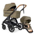 Emmaljunga® Sento Ergo+ PRO Бебешка количка 0+ месеца Outdoor Olive