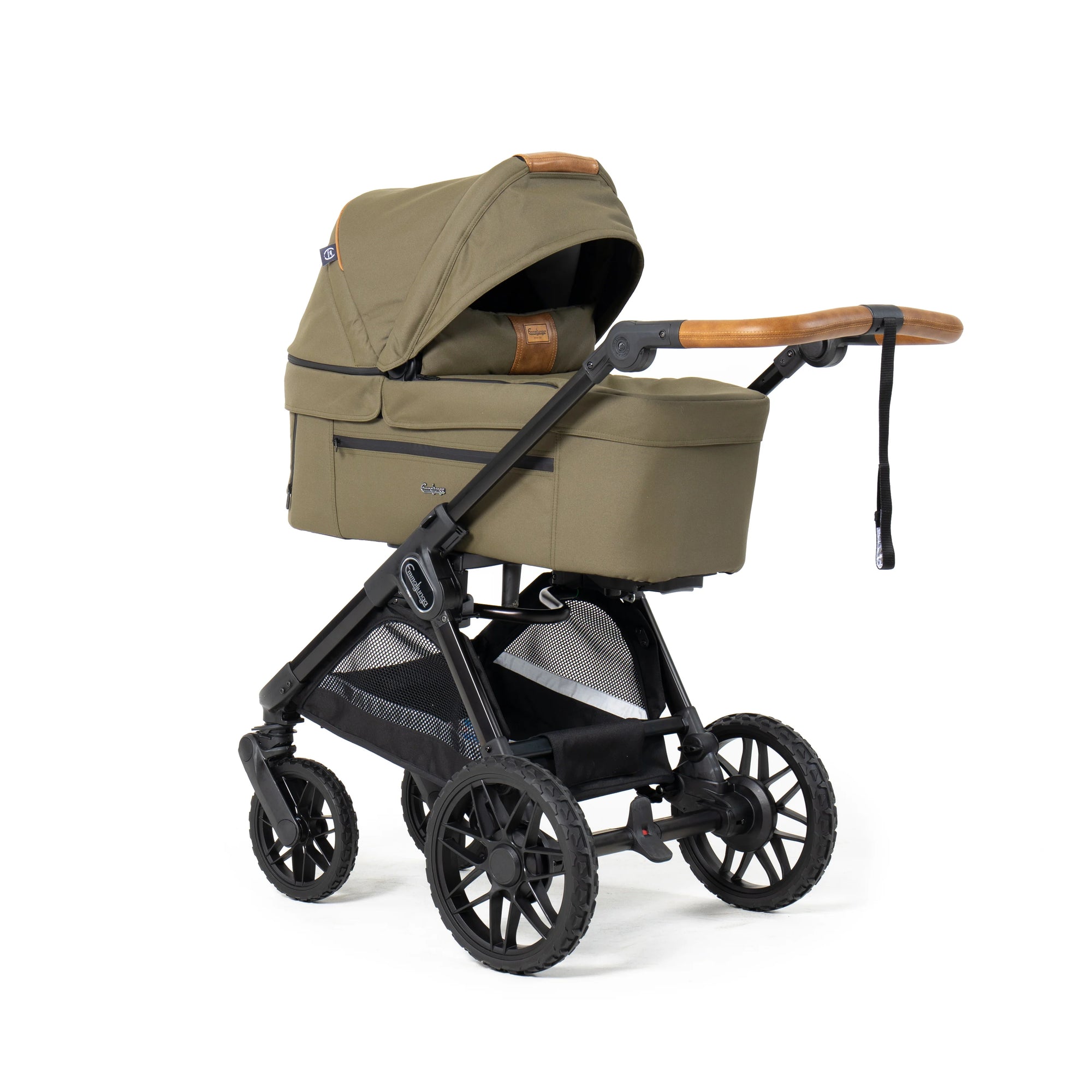 Emmaljunga® Sento Ergo+ PRO Бебешка количка 0+ месеца Outdoor Olive