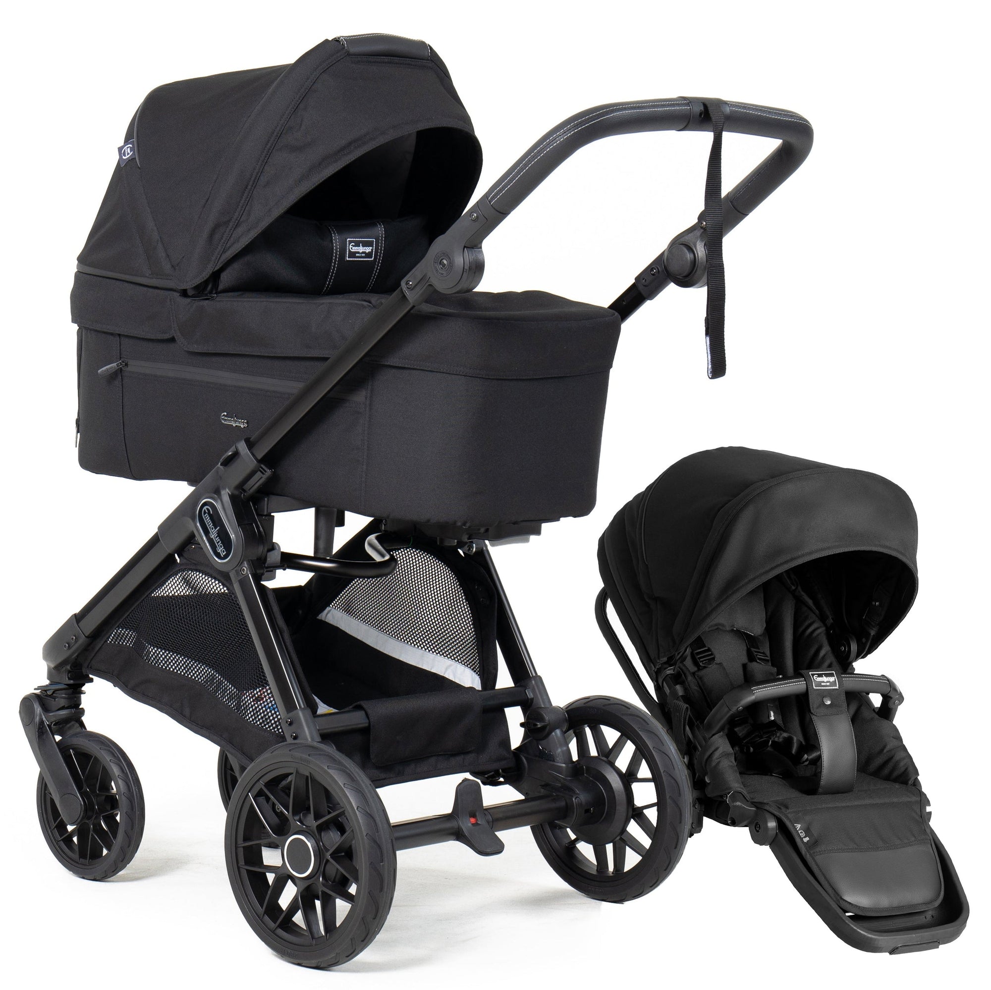 Emmaljunga® Sento Ergo+ Бебешка количка 0+ месеца Urban Black