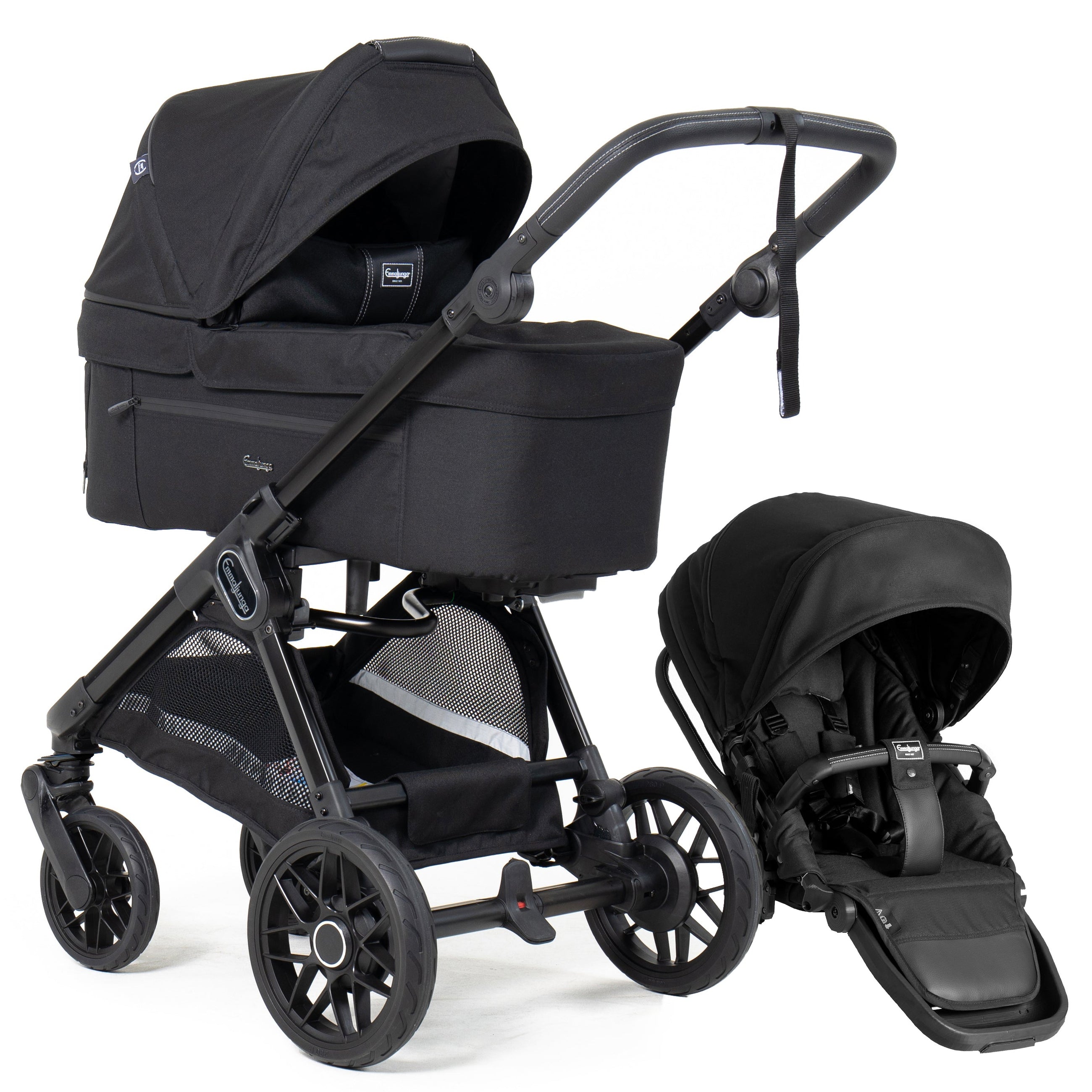 Emmaljunga® Sento Ergo+ Бебешка количка 0+ месеца Urban Black