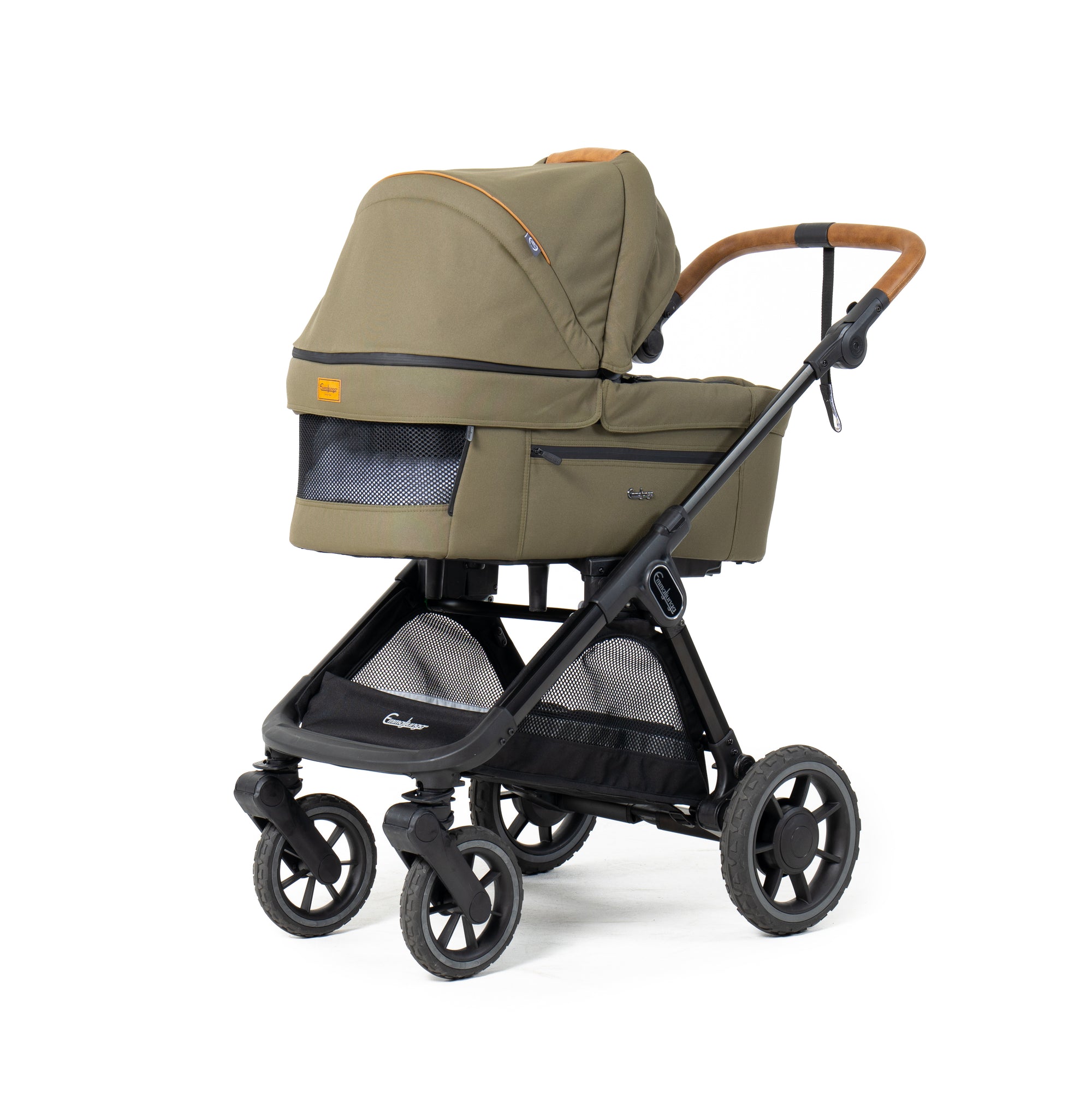 Emmaljunga® Sento Ergo+ Бебешка количка 0+ месеца Outdoor Olive
