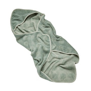 Leander® Хавлия с качулка Dots - цвят Sage Green
