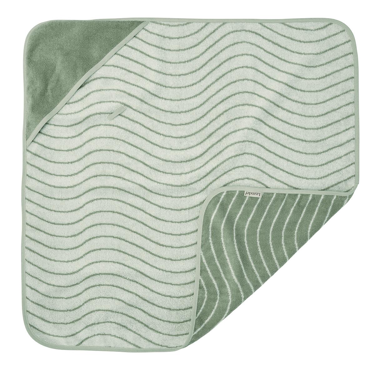 Leander® Хавлия с качулка Woodland - цвят Sage Green