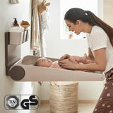 Leander® Wally™ Стенна маса за преобличане - цвят Cappuccino