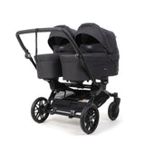 Emmaljunga® Double Sento Бебешка количка за близнаци - цвят Urban Black