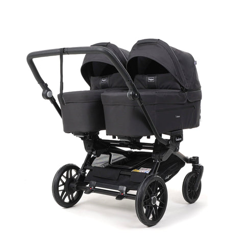 Emmaljunga® Double Sento Бебешка количка за близнаци - цвят Urban Black