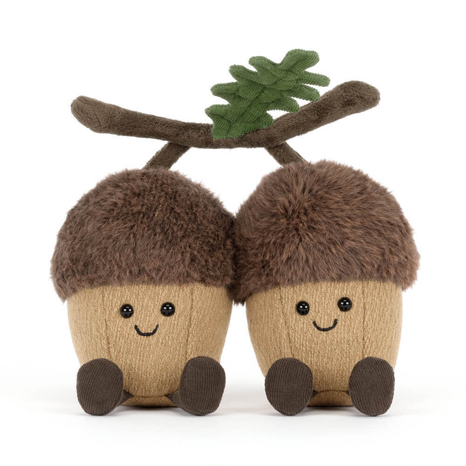 Jellycat® Amuseables Жълъдчетата Ort & Tum