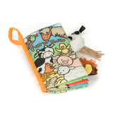 Jellycat® Мека книжка с опашки на животни от фермата