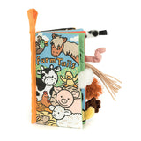 Jellycat® Мека книжка с опашки на животни от фермата