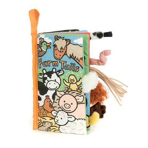 Jellycat® Мека книжка с опашки на животни от фермата