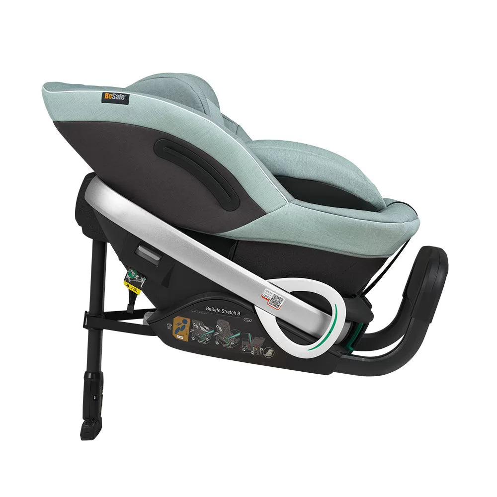 BeSafe® Столче за кола Stretch B - цвят Sea Green Melange