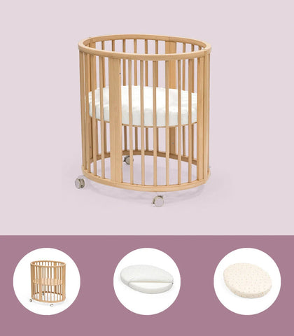Stokke® Sleepi™ Мини Легло V3 ПРОМО комплект - цвят Natural