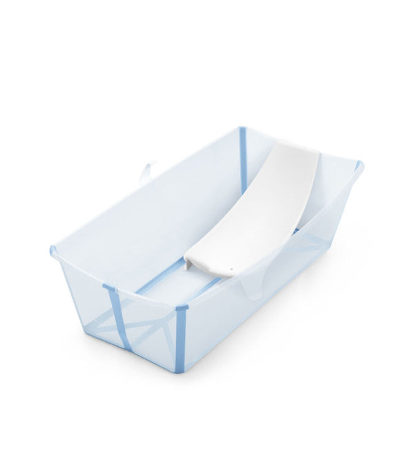 Stokke® Flexi bath Сгъваема ваничка с подложка - цвят Ocean Blue