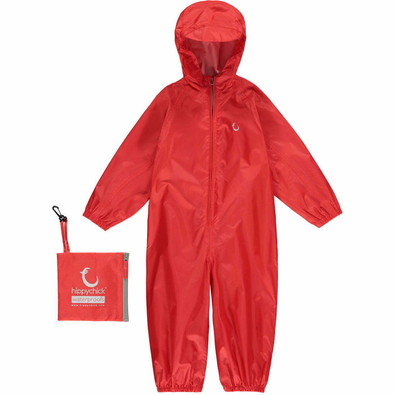 Hippychick® Дъждобранче - цвят Bright Red 2-3 г.