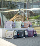 Stokke® JetKids™ BedBox™ Куфар+Легло за самолет - цвят Sea Green+ ПОДАРЪК Надуваемо легло Cloudsleeper
