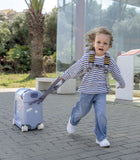 Stokke® JetKids™ BedBox™ Куфар+Легло за самолет - цвят Arctic Blue
