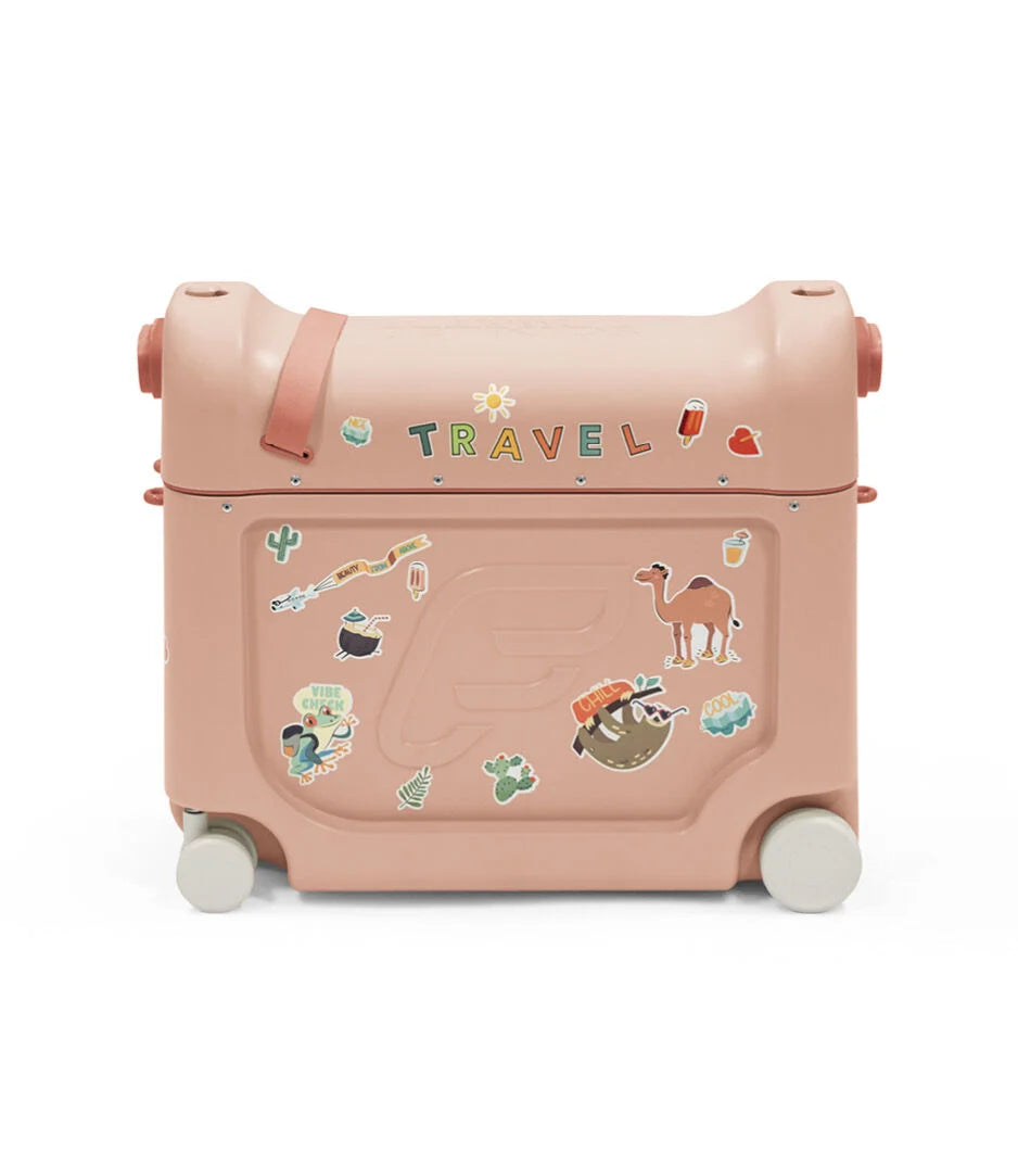 Stokke® JetKids™ BedBox™ Куфар+Легло за самолет - цвят Coral Pink