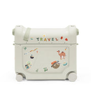 Stokke® JetKids™ BedBox™ Куфар+Легло за самолет + Раничка - цвят Sea Green
