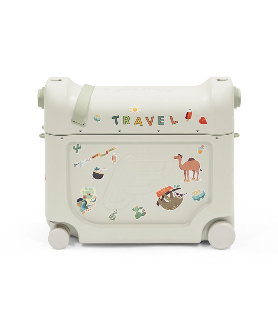Stokke® JetKids™ BedBox™ Куфар+Легло за самолет + Раничка - цвят Sea Green