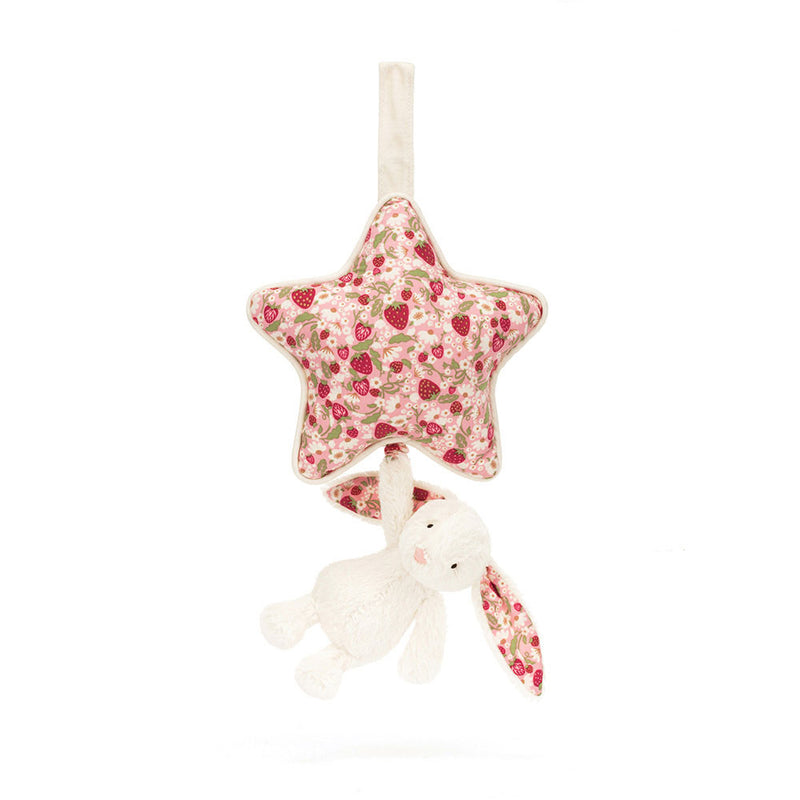 Jellycat® Музикална звезда със зайче - цвят Berry