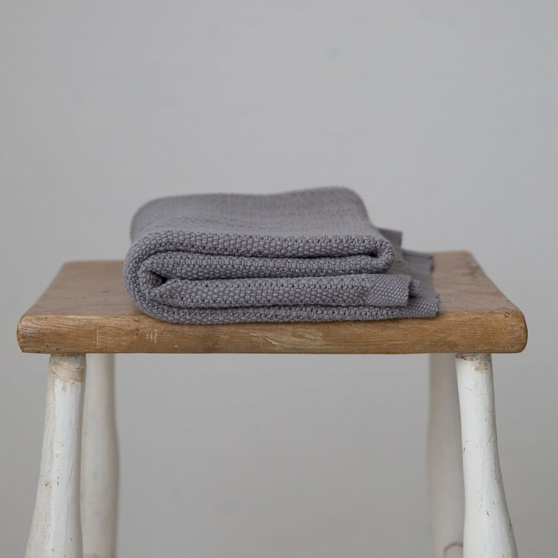 Hippychick® Плетено одеяло - цвят Slate Grey