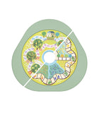 Stokke® MuTable™ V2 Бордова игра - Fruit & Vegetables