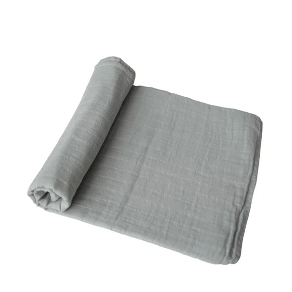 Mushie® Муселин пелена/одеяло - Belgian Grey