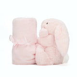 Jellycat® Зайче с кърпа за гушкане - цвят Pink
