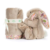 Jellycat® Зайче Petal с кърпа за гушкане