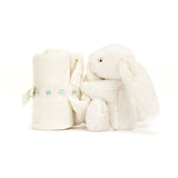 Jellycat® Зайче с кърпа за гушкане - цвят Cream