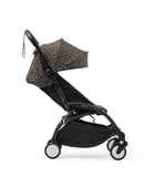 Stokke® YOYO³ Количка от 6 месеца, Бяло шаси Leopard