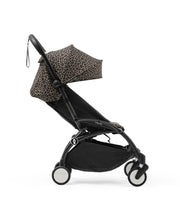 Stokke® YOYO³ Количка от 6 месеца, Бяло шаси Leopard