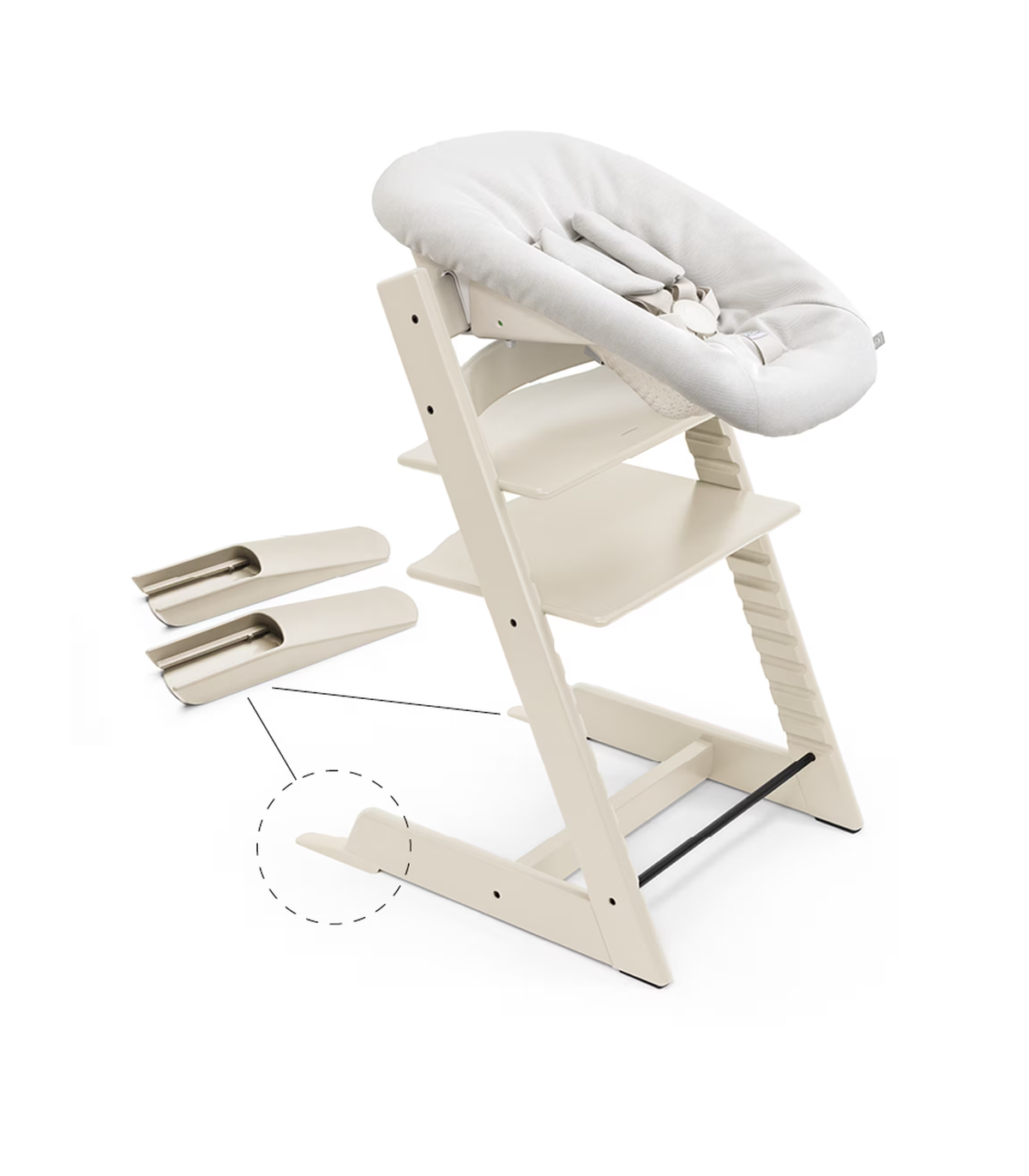 Stokke® Tripp Trapp® Комплект для новорожденных Anthracite