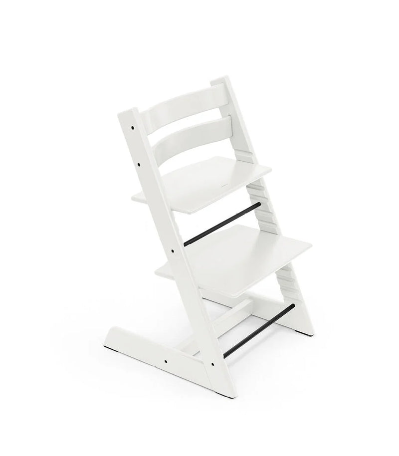 Stokke® Tripp Trapp® Стол с Бебешки предпазител 6+ месеца и Приставка за новородено - цвят White