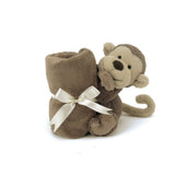 Jellycat® Маймунка с кърпа за гушкане