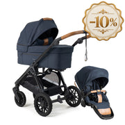 Emmaljunga® Sento Ergo+ Бебешка количка 0+ месеца Outdoor Navy