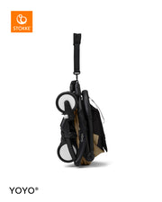 Stokke® YOYO³ Количка от 6 месеца, Черно шаси - Toffee